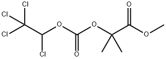 [2-(2-Methoxycarbonyl)propyl]1’,2’,2’,2’-tetrachloroethylcarbonate Struktur