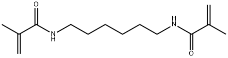 1,6-HEXAMETHYLENE BIS-METHACRYLAMIDE Struktur