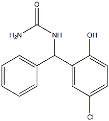 [(5-chloro-2-hydroxy-phenyl)-phenyl-methyl]urea Struktur