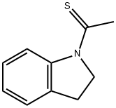 1H-Indole,  2,3-dihydro-1-(1-thioxoethyl)-  (9CI) Struktur