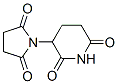 3-(2,5-dioxopyrrolidin-1-yl)piperidine-2,6-dione Struktur