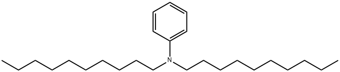 N-decyl-N-phenyl-decan-1-amine Struktur