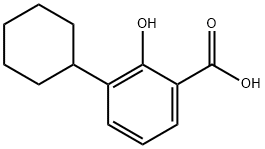 3-Cyclohexylsalicylic acid Struktur