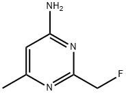 Pyrimidine, 4-amino-2-(fluoromethyl)-6-methyl- (8CI) Struktur