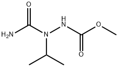 Hydrazinecarboxylic  acid,  2-(aminocarbonyl)-2-(1-methylethyl)-,  methyl  ester Struktur