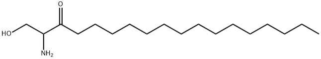 2-amino-1-hydroxy-octadecan-3-one Struktur