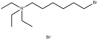 6-BROMOHEXYLTRIETHYLAMMONIUM BROMIDE Struktur