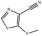 4-Thiazolecarbonitrile,  5-(methylthio)- Struktur