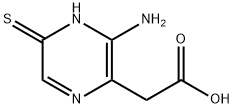 Pyrazineacetic acid, 3-amino-4,5-dihydro-5-thioxo- (9CI) Struktur