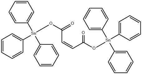 (Z)-3,6-dioxo-1,1,1,8,8,8-hexaphenyl-2,7-dioxa-1,8-distannaoct-4-ene  Struktur