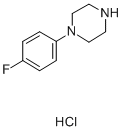 1-(4-FLUOROPHENYL)PIPERAZINE HYDROCHLORIDE Struktur