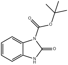 2-HYDROXY-BENZOIMIDAZOLE-1-CARBOXYLIC ACID TERT-BUTYL ESTER Struktur