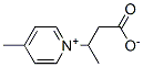 Pyridinium, 1-(2-carboxy-1-methylethyl)-4-methyl-, inner salt (9CI) Struktur