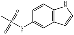 5-methanesulfonylamino-1H-indole Struktur