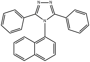 3,5-DIPHENYL-4-NAPTH-1-YL-1,2,4-TRIAZOLE Struktur