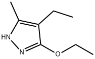 1H-Pyrazole,  3-ethoxy-4-ethyl-5-methyl- Struktur