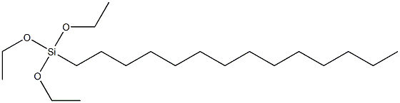 tetradecyltriethoxysilane Struktur