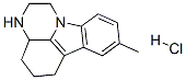 2,3,3a,4,5,6-hexahydro-8-methyl-1H-pyrazino[3,2,1-jk]carbazole monohydrochloride Struktur