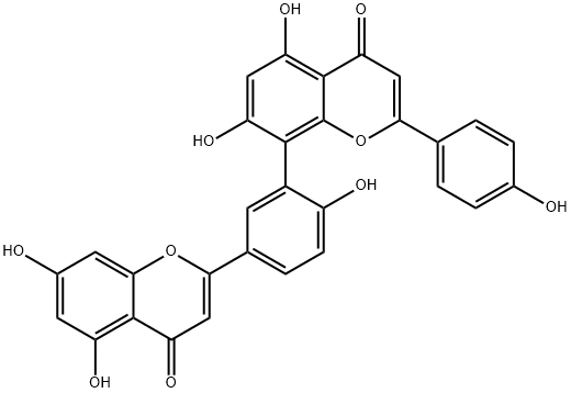 Amentoflavone Struktur