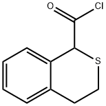 1H-2-Benzothiopyran-1-carbonyl chloride, 3,4-dihydro- (9CI) Struktur