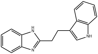 2-[2-(1H-indol-3-yl)ethyl]-1H-benzoimidazole Struktur