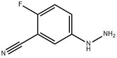 Benzonitrile, 2-fluoro-5-hydrazino- (9CI) Struktur