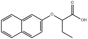 2-(2-NAPHTHYLOXY)BUTANOIC ACID Struktur