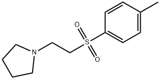 1-[2-(4-methylphenyl)sulfonylethyl]pyrrolidine Struktur