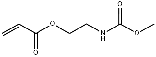 2-Propenoic  acid,  2-[(methoxycarbonyl)amino]ethyl  ester Struktur