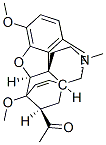 1-[(5alpha,7alpha)-4,5-epoxy-18,19-dihydro-3,6-dimethoxy-17-methyl-6,14-ethenomorphinan-7-yl]ethanone Struktur