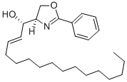 ERYTHRO-4-(1-HYDROXY-2-HEXA-DECENYL)-2-PHENYL-2-OXAZOLINE Struktur