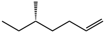 [S,(+)]-5-Methyl-1-heptene Struktur