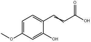 3-(2-HYDROXY-4-METHOXY-PHENYL)-ACRYLIC ACID Struktur