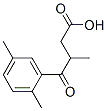 3-(2,5-Dimethylbenzoyl)butyric acid Struktur