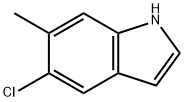 5-CHLORO-6-METHYL INDOLE Struktur