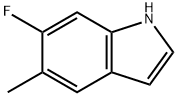 1H-Indole,6-fluoro-5-methyl-(9CI) Struktur