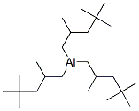 tris(2,4,4-trimethylpentyl)aluminium Struktur