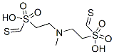 Bis-(2-methanethiosulfonatoethyl)methylamine Struktur