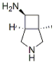 3-Azabicyclo[3.2.0]heptan-6-amine,1-methyl-,(1alpha,5alpha,6beta)-(+)-(9CI) Struktur