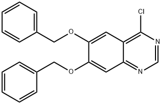 Quinazoline, 4-chloro-6,7-bis(phenylMethoxy)- Struktur