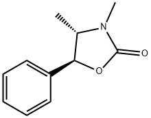 3,4β-Dimethyl-5α-phenyloxazolidine-2-one Struktur