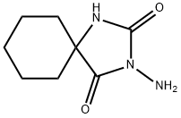 3-AMINO-1,3-DIAZA-SPIRO[4.5]DECANE-2,4-DIONE Struktur