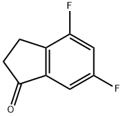 4,6-Difluoro-1-indanone Struktur