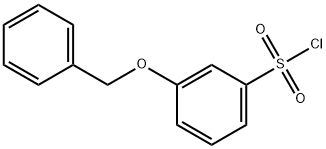 3-(benzyloxy)benzene-1-sulfonyl chloride Struktur