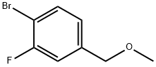 1-Bromo-2-fluoro-4-(methoxymethyl)benzene Struktur