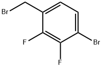 1-Bromo-4-(bromomethyl)-2,3-difluorobenzene, alpha,4-Dibromo-2,3-difluorotoluene Struktur