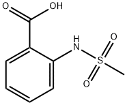 2-METHANESULFONYLAMINO-BENZOIC ACID Struktur