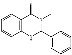 1,2-Dihydro-2-phenyl-3-methylquinazoline-4(3H)-one Struktur