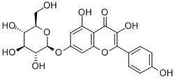 KAEMPFEROL-7-O-GLUCOSIDE Structure