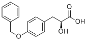 (S)-3-(4'-BENZYLOXYPHENYL)-2-HYDROXY-PROPIONIC ACID
 Struktur